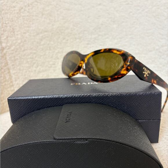 Prada Brown Tortoiseshell Eyewear - Picture 2 of 8